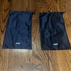 Prada set of 2 black dust bags can be used for shoes or any other precious items